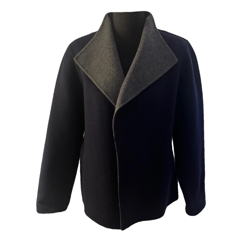 Talbots Women’s Blazer in Navy and Charcoal Size LP. Like new